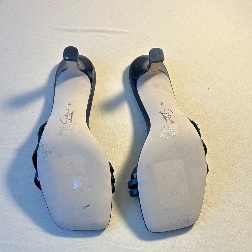 Circus by Sam Edelman Black Strappy Slide Mules - Picture 3 of 4